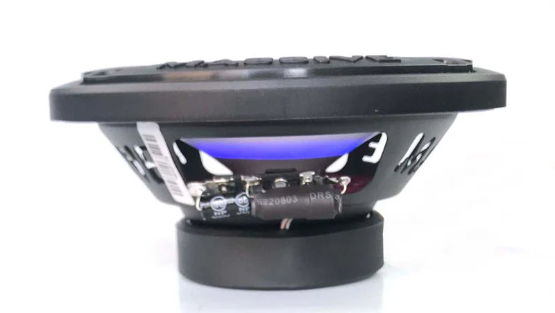 Massive Audio -T65XE - 6.5" 80 Watts Marine Coaxial LED Speakers (PAIR) image 1