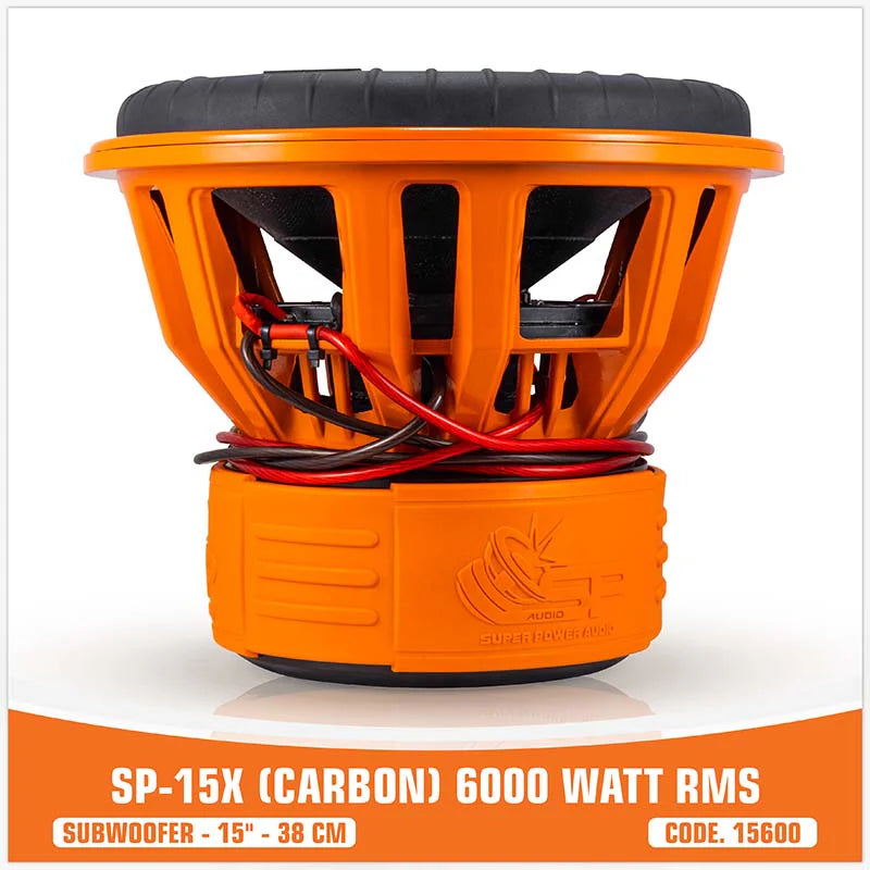 SP Audio - SP 15X - CARBON FIBERS SUBWOOFER 15" 6000W RMS image 4