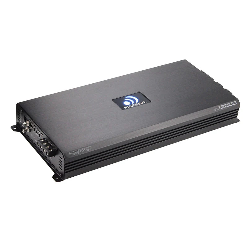 Massive Audio - H12000 - 12000 Watt RMS @ 1 Ohm Mono Block Hippo Series Amp image 1