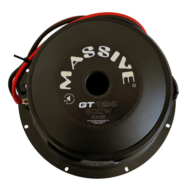 Massive Audio - GTR62 - 6.5" 400 Watts RMS Dual 2 Ohm Sub with grill image 4