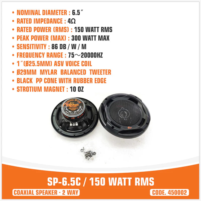 SP Audio - SP 6.5C COAXIAL SPEAKERS 6.5"/16.5CM image 6