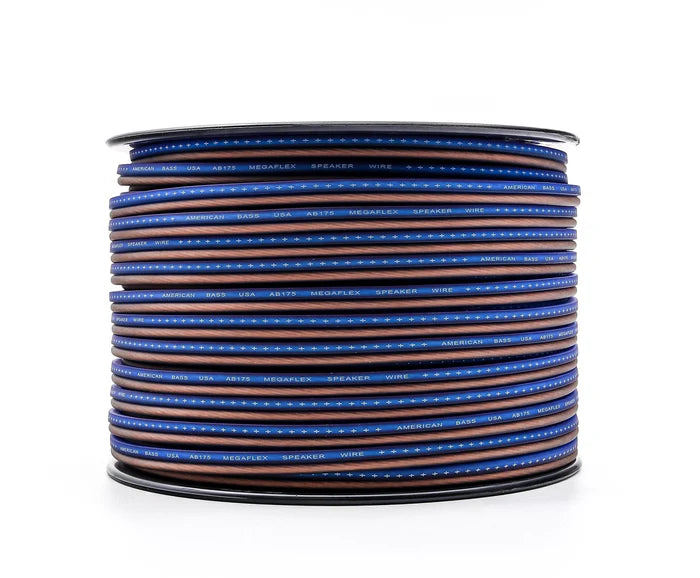American Bass - 14 Gauge Mega Flex Speaker Wire 200ft Roll image 1