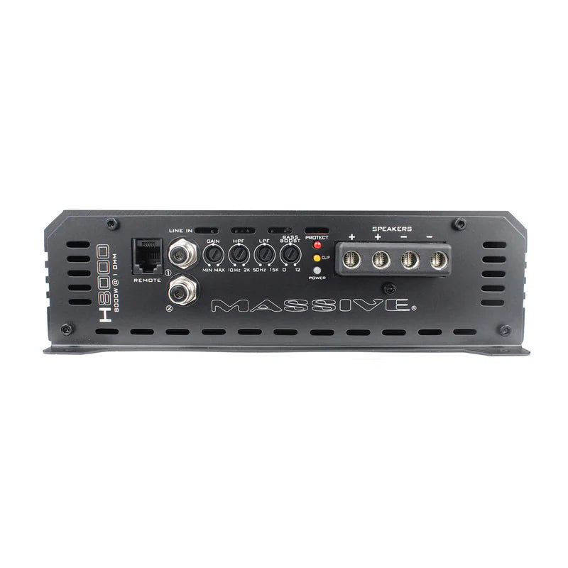 Massive Audio - H8000 - 8000 Watt RMS @ 1 Ohm Mono Block Hippo Series Amp image 2