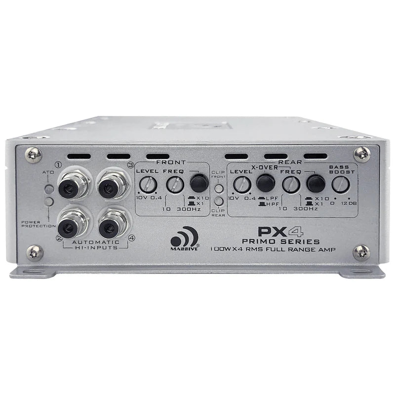 Massive Audio - PX4 - 100 Watts RMS x 4 @ 4 Ohm 4 Channel Amp image 2