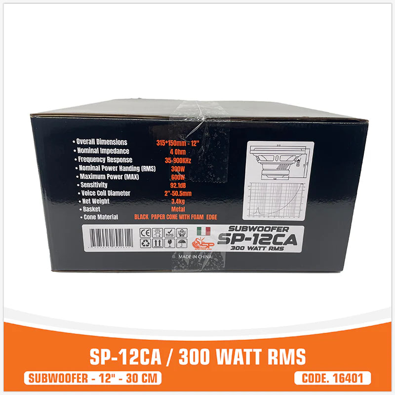SP Audio - SP 12CA ENTRY LEVEL SUBWOOFER 12"/30CM 300W RMS image 8