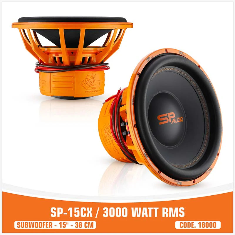 SP Audio - SP 15CX SUBWOOFER 15"/38CM 3000W RMS image 3