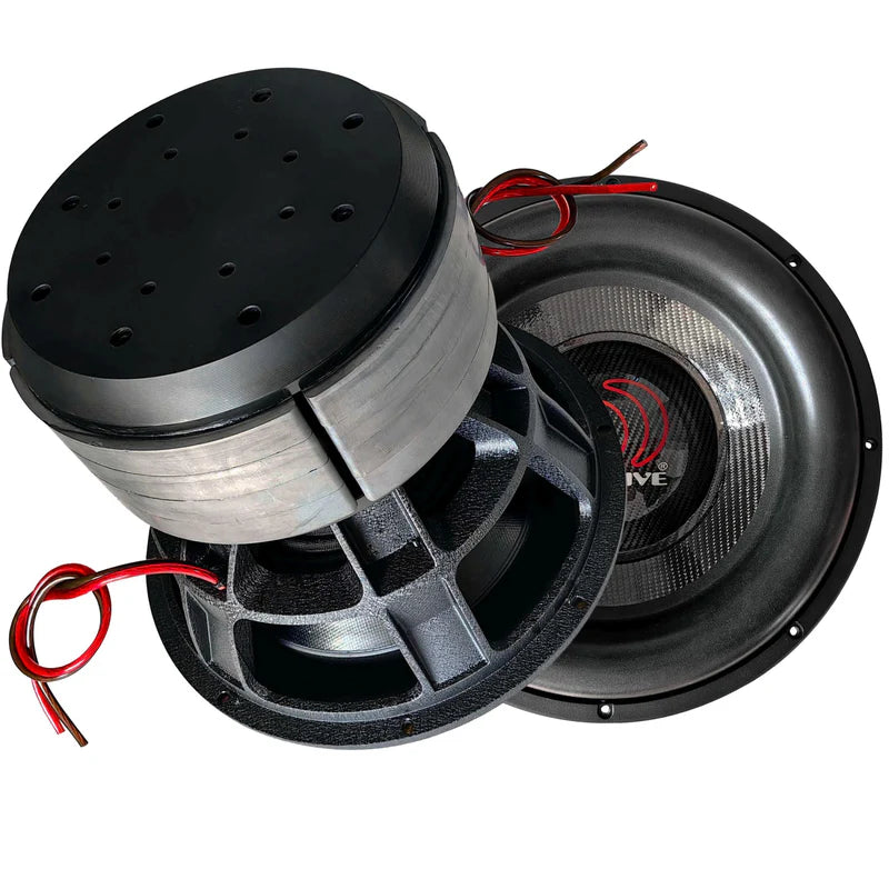 Massive Audio - BOA151R - 15" 8,000 Watts RMS Dual 1 Ohm 10,000w burst image 0
