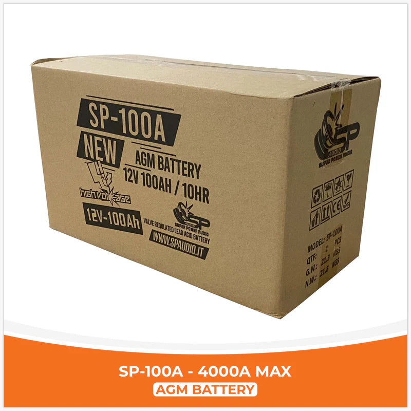 SP Audio - SP 100A AGM BATTERY LONG LIFE SPL image 3