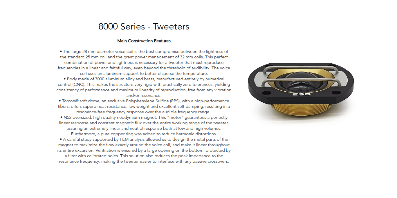 ESB Audio - 8000 Series - 8.6K2 - 2-Way Speaker System + Crossover image 4