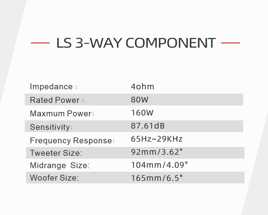 Rebec- LS - 3 way Component set image 5