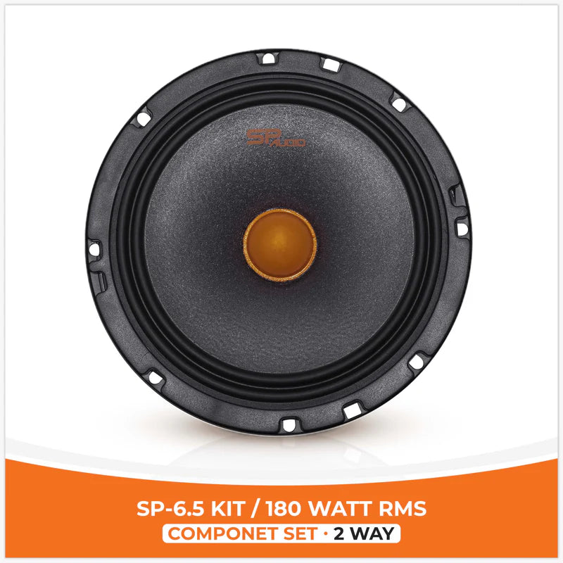 SP Audio - SP 6.5KIT 2 WAY 2 WOOFER +2 TW + 2 CROSS 180W RMS image 4
