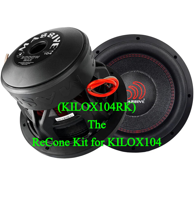 Massive Audio - KILOX104RK - Recone kit for the KILOX104 image 0