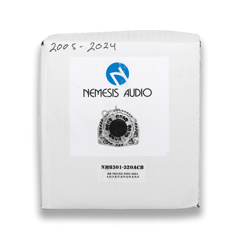Nemesis Audio | NM8301-320ACB | Alternator for the 2005–2024 GM engine