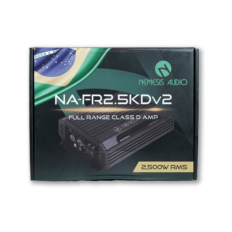 Nemesis Audio | NA-FR2.5KDv2 | 2690W RMS | Full Range | Class D Amplifier