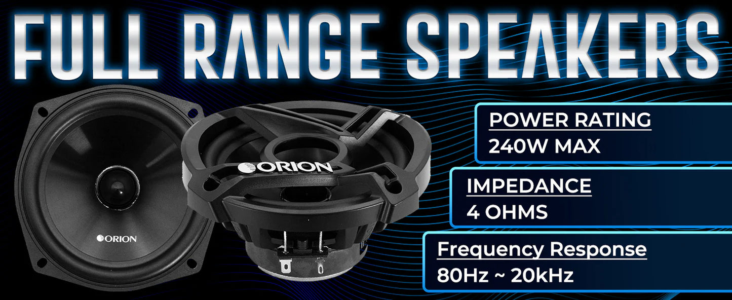 Orion - CB525C 5.25" 2-Way Component Speaker Set 60 Watts RMS | 240 Watts MAX