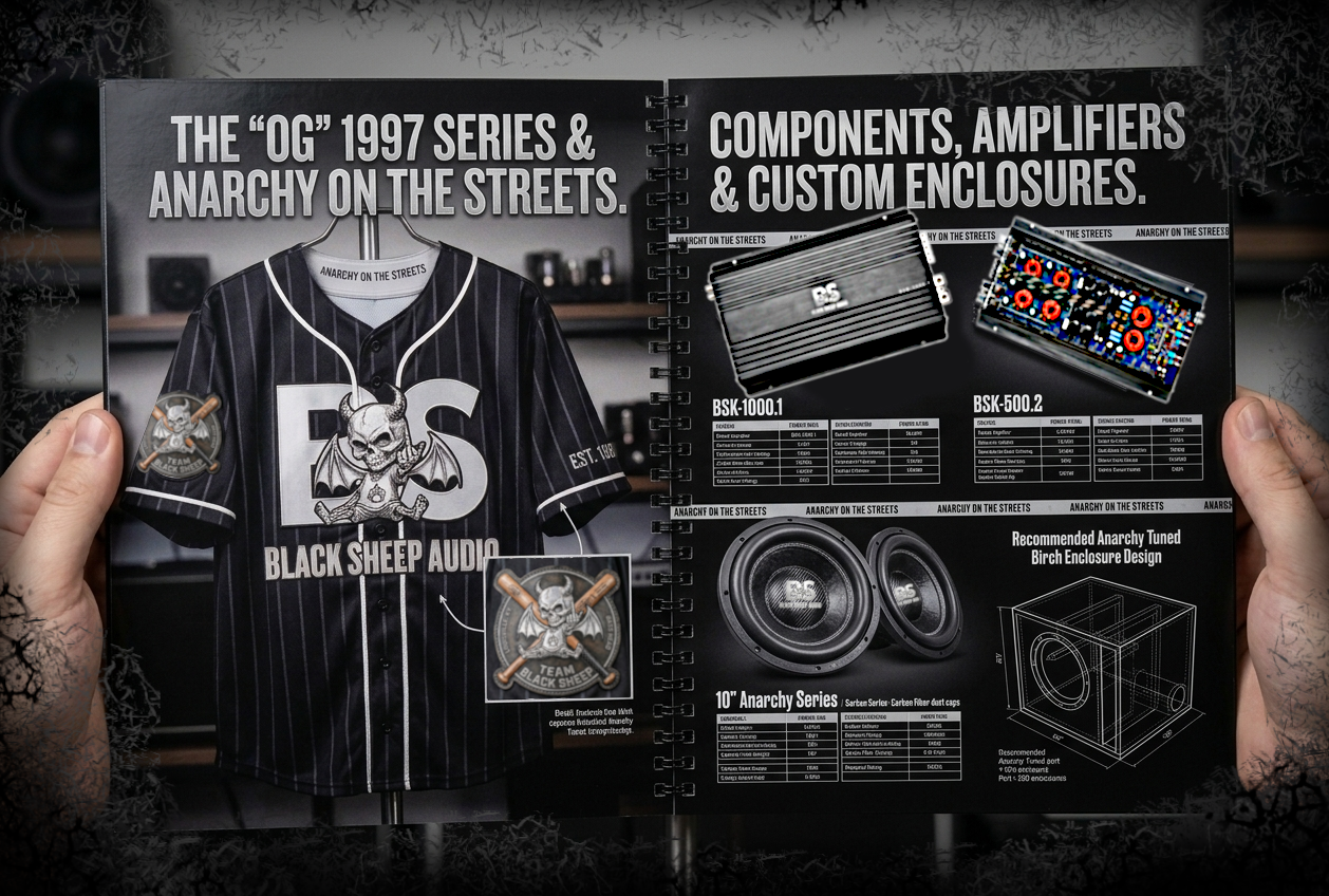 BLACK SHEEP AUDIO | BSK-1000.1 | 1000w x 1 | Anarchy Series | Full Range | 🇰🇷 Korean design