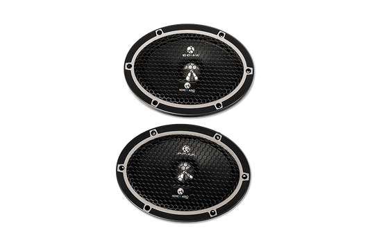 Nemesis Audio - NA-57MR 5×7″ 4-Ohm car audio midrange speaker with 200W RMS / 400W peak. 100dB sensitivity and wide 150-10000Hz response, 1.5″ voice coil NA-57MR quantity