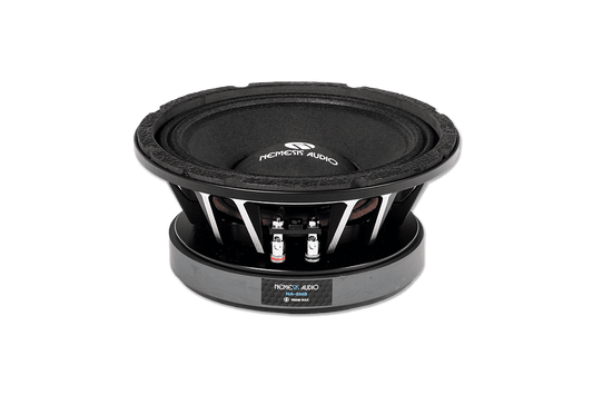 Nemesis Audio - NA-8MB 8″ midbass driver with 350W RMS handling. Strong low-mid punch with extended frequency response.