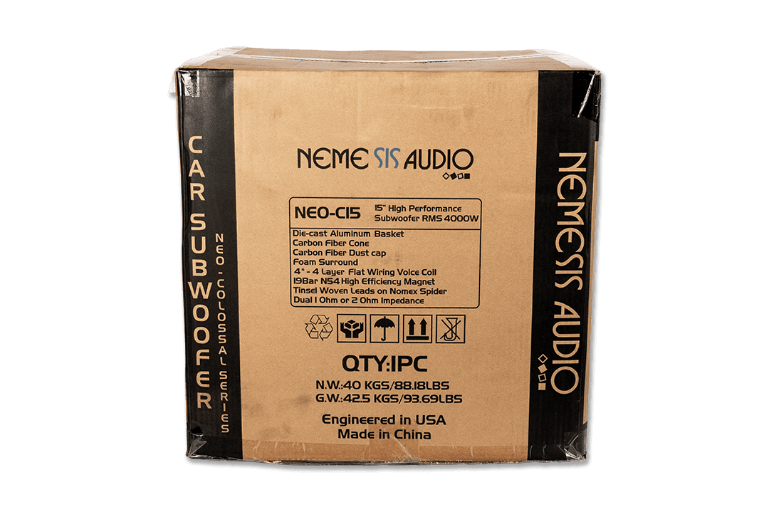 Nemesis Audio - NEO-C15 15″ High Performance Subwoofer 4000W