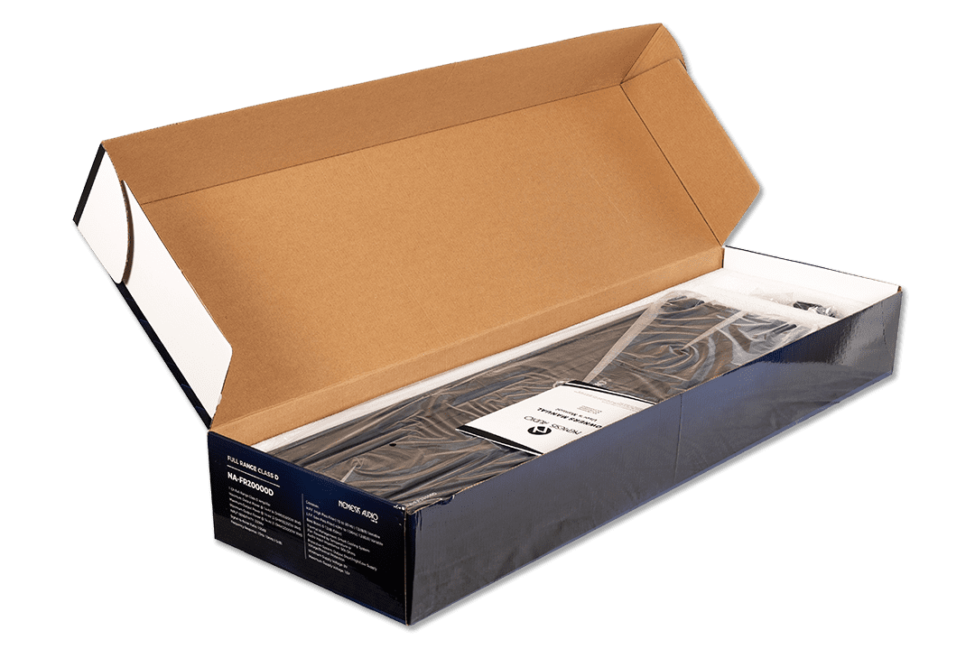Nemesis Audio - NA-FR20000D - 1-channel Class D amp, 20,000W RMS @1-Ohm. Smart cooling, full protection, and bass boost.
