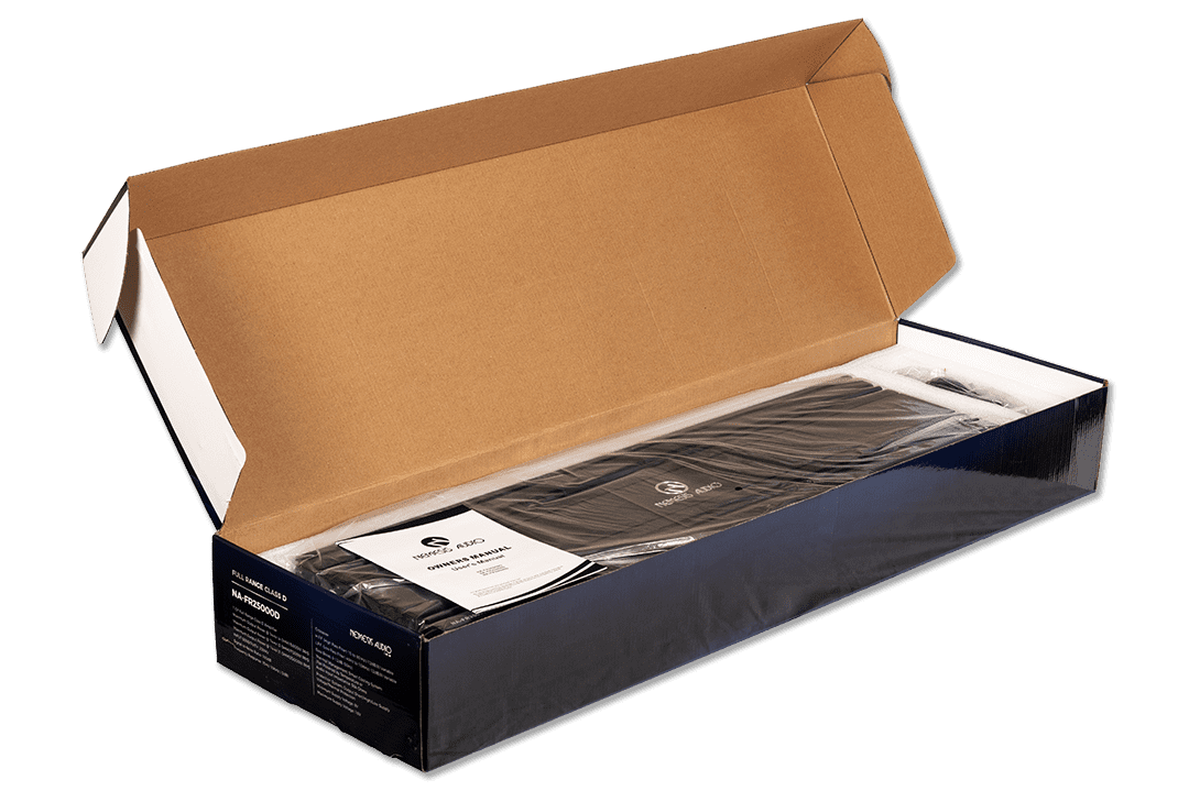 NA-FR25000D | 1-channel full-range Class D amp with 25,000W RMS @1-Ohm. Built for extreme car audio performance.
