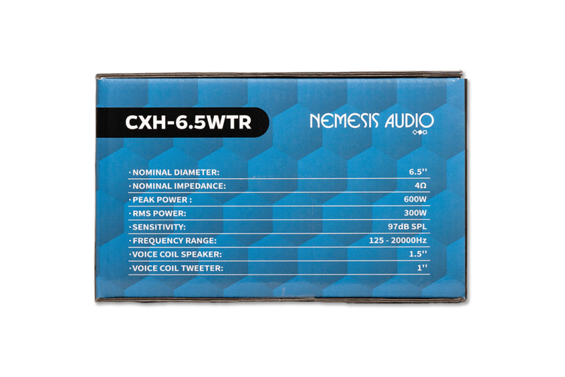 Nemesis Audio - CXH-6.5WTR 6.5″ Water Resistant Pro Audio Midrange Speaker – 600W Max