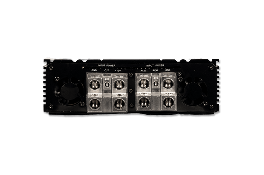 Nemesis Audio - NA-FR30000D 1-channel full-range Class D amplifier, 30,000W RMS @1-Ohm. Smart cooling and high output.