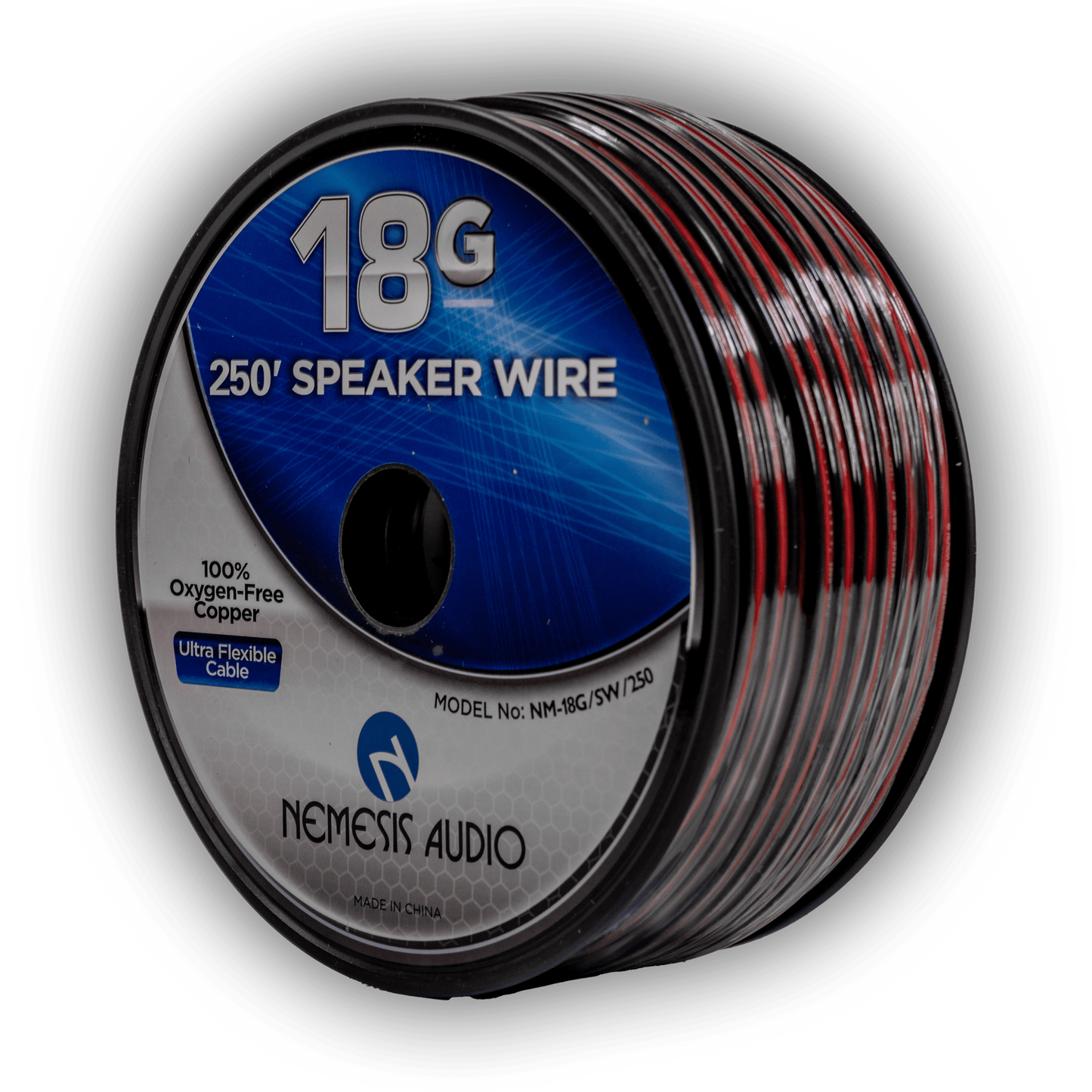 Nemesis Audio | NM-18G/SW/250 | 18 Gauge | Speaker Wire 250′