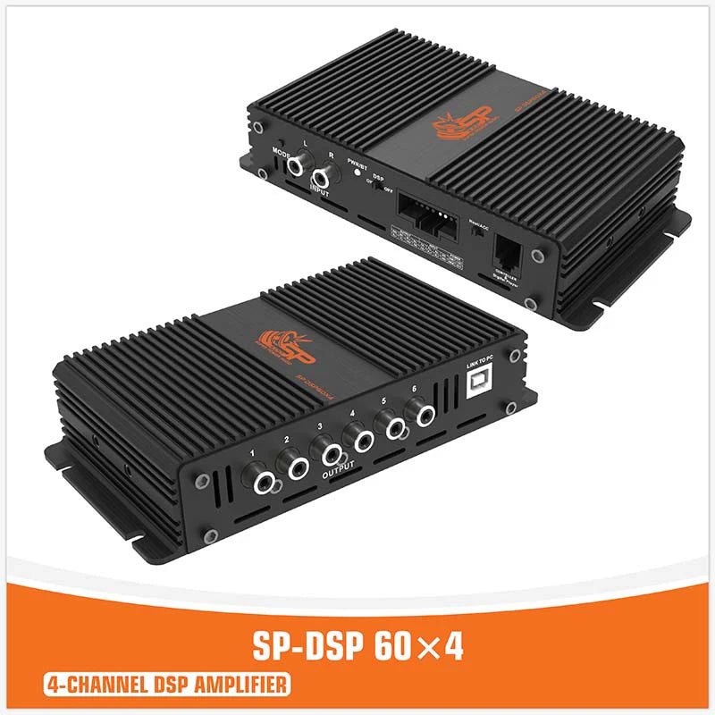 SP Audio - 60×4 DSP 4 Channel Amplifier