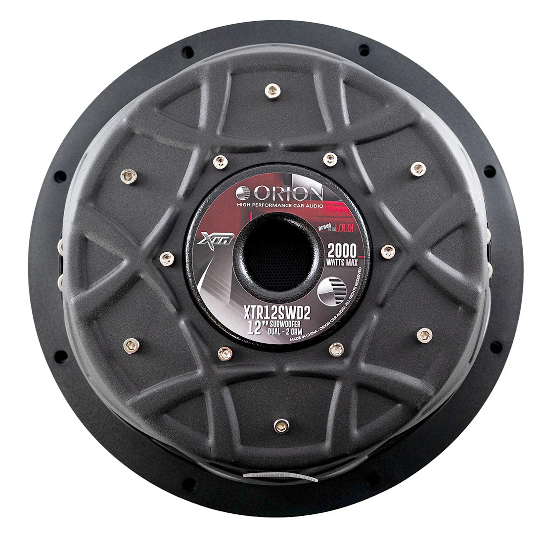 Orion - XTR12SWD4 - 12" 500w Rms/2000w Max Shallow Subwoofer Dual 4 Ohm