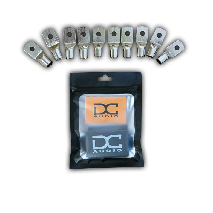 DC Audio -DC Audio 4AWG-6mm Hole Copper Ring Terminals w/ Heat Shrink 1 image 6
