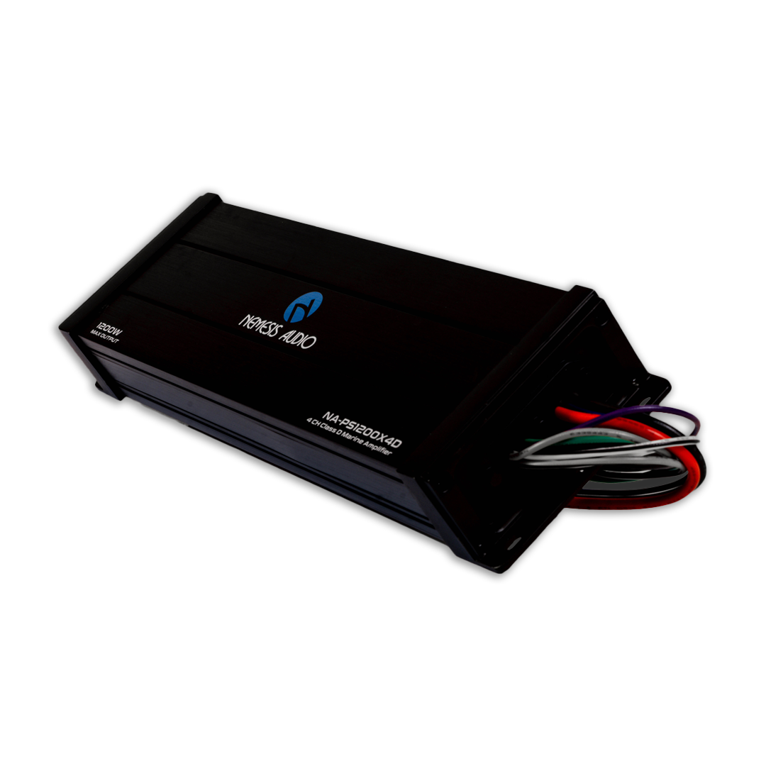 Nemesis Audio - NA-PS1200X4D - Class D 4-Ch Marine Powersports Amplifier 600w image 0