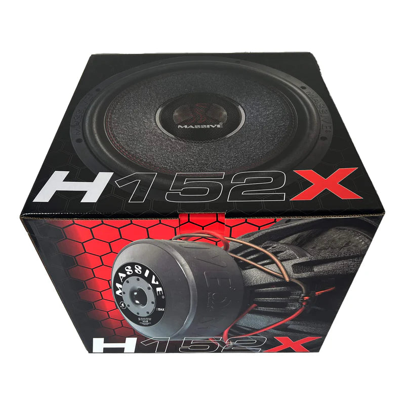 Massive Audio - H152X - 15" 2000 Watts RMS Dual 2 Ohm 3" V.C. Mega Subwoofer image 4