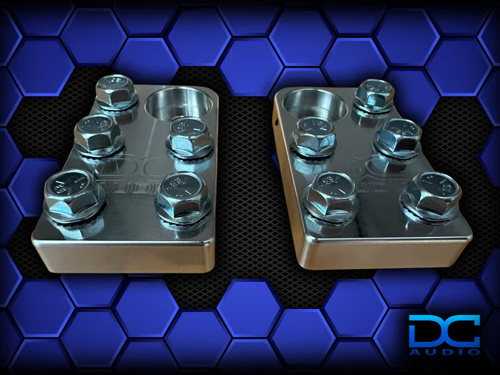 DC Audio - 5FLT-ALU 5 Lug Aluminum Battery terminals (bolt down style) image 1