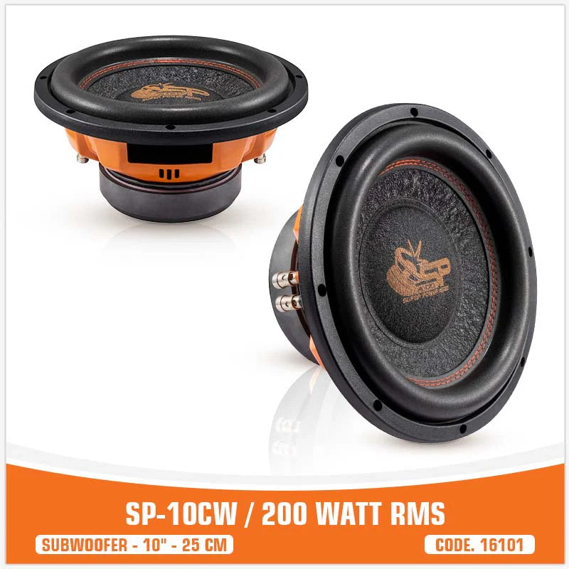 SP Audio - SP 10CW ENTRY LEVEL SUBWOOFER 10"/25CM 200W RMS image 0