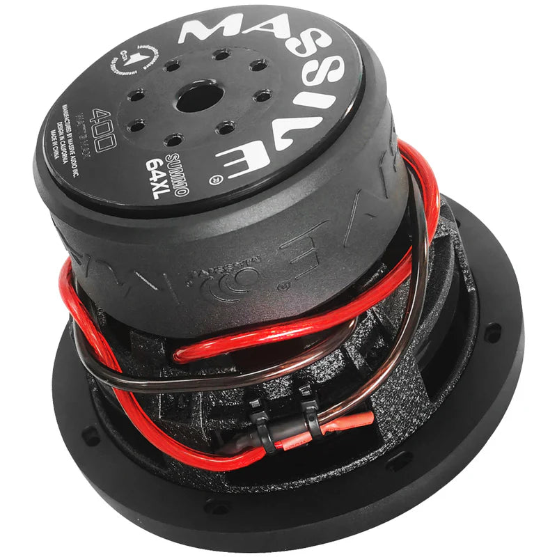 Massive Audio - SUMMO64XL - 6.5" 150 Watts RMS DUAL 4 Ohm, 1.5" V.C. Subwoofer image 5