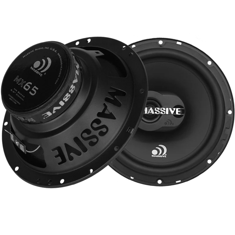 Massive Audio -MX65V2 - 6.5" 2-Way 60 Watts RMS Coaxial Speakers image 0