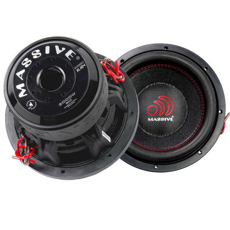 Massive Audio - SUMMOXL104 - 10" 1500 Watts RMS Dual 4 Ohm Subwoofer image 0