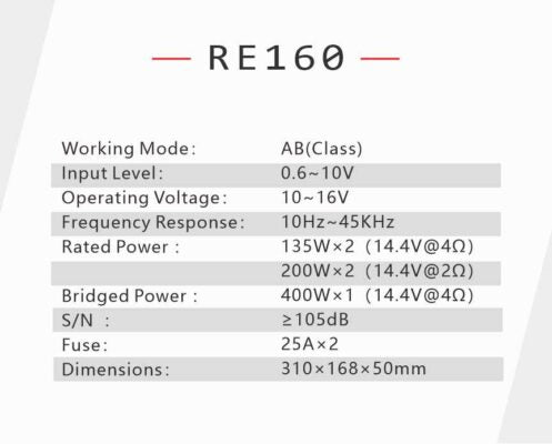 Rebec - RE160 - 2 ch Amplifier image 1