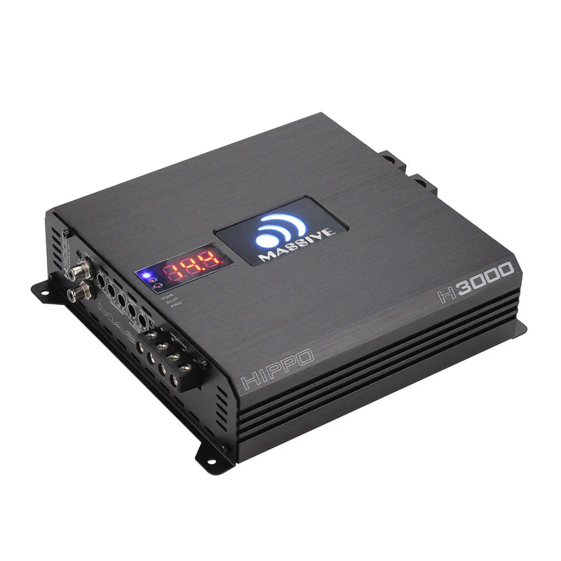 Massive Audio - H3000 - 3000 Watts RMS @ 1 Ohm Mono Block Hippo Series Amp image 3