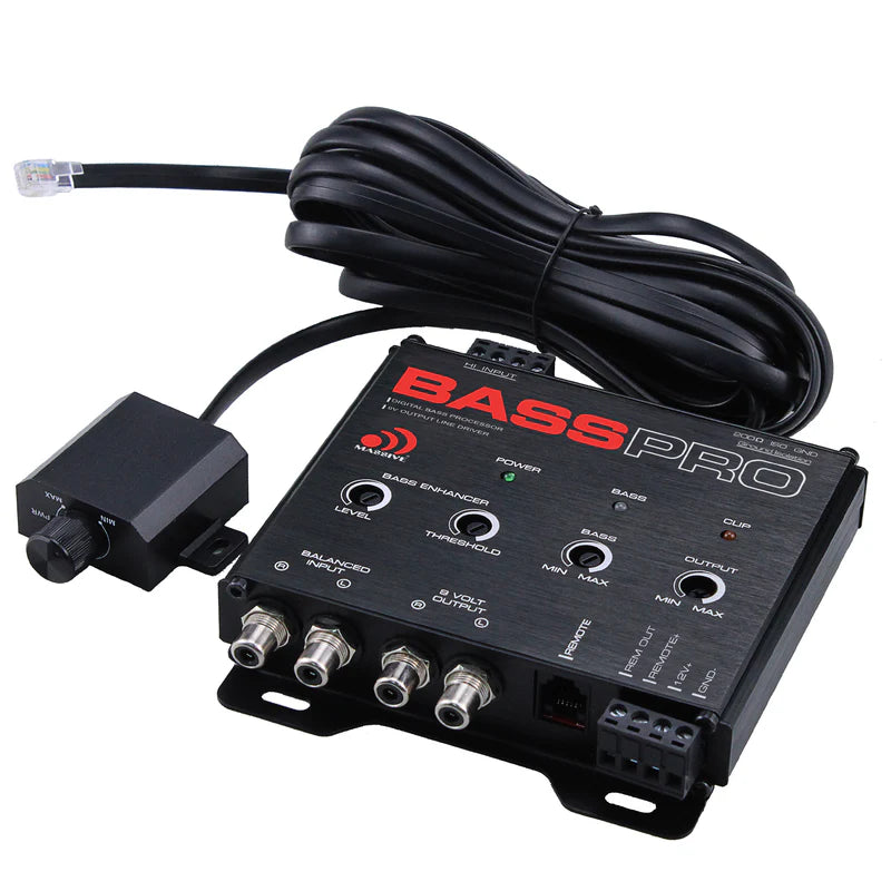 Massive Audio - BASSPRO - OEM Digital Bass Restoration Processor with 9v output image 1