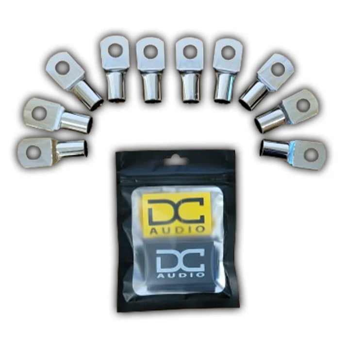 DC Audio -DC Audio 1/0 Gauge Tinned Copper Ring Terminals w/ Heat Shrink 10 pack image 6