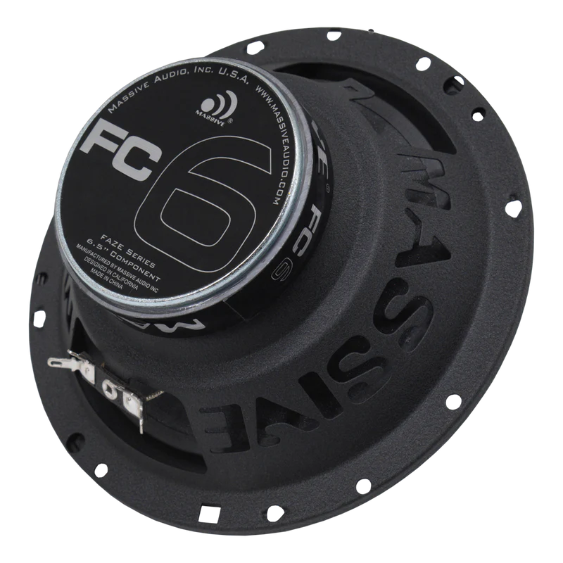 Massive Audio - FC6 - 6.5" 2-Way 150 Watts RMS Component Speaker Kit image 2