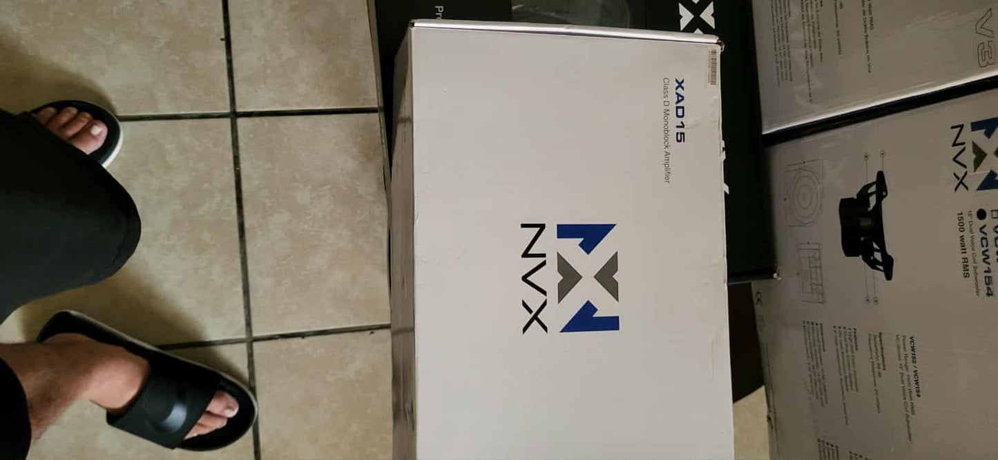 Garage Sale !!! 2 NVX 15's + NVX 5000w amp + NVX 1/0 Amp Kit + Big 3 Kit + Energie Battery $999.99