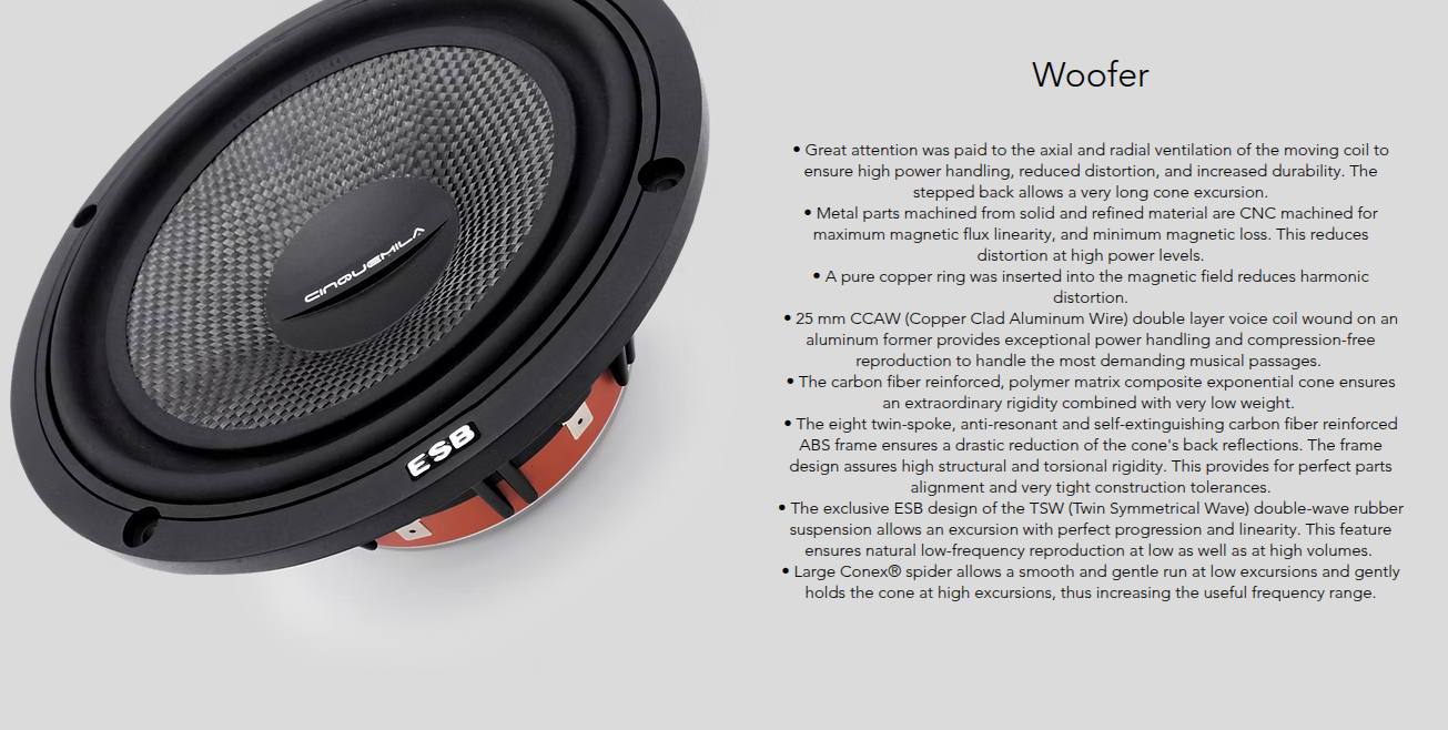 ESB Audio - 5000 Series - 5.6K3U - 3-Way Speaker System with UMA image 4