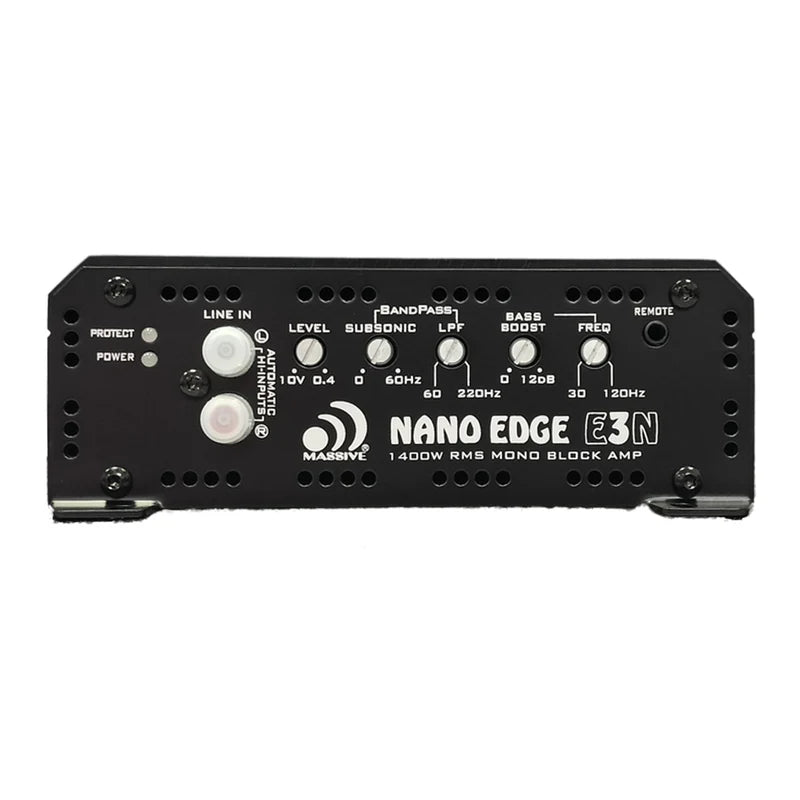 Massive Audio - E3N - 1,400 Watts RMS x 1 @ 1 Ohm Mono Block Amplifier image 2