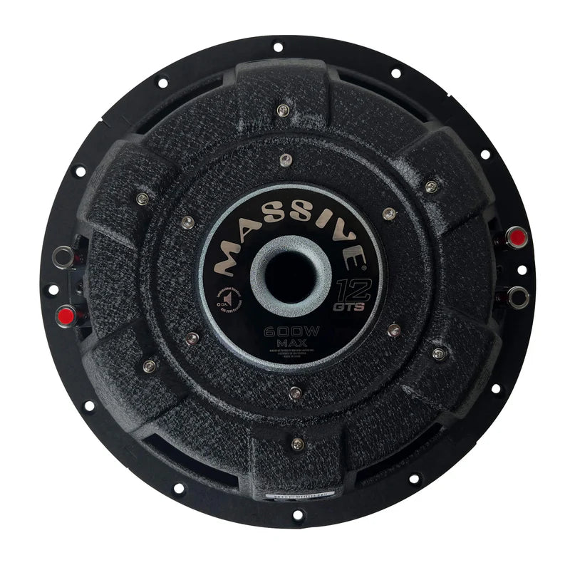 Massive Audio - GTS12 - 12" 300 Watts RMS Dual 4 Ohm Subwoofer image 3