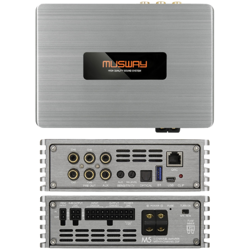 Musway - M5 - 5-Channel Full Range Class D with 9-Channel Digital Processor image 1