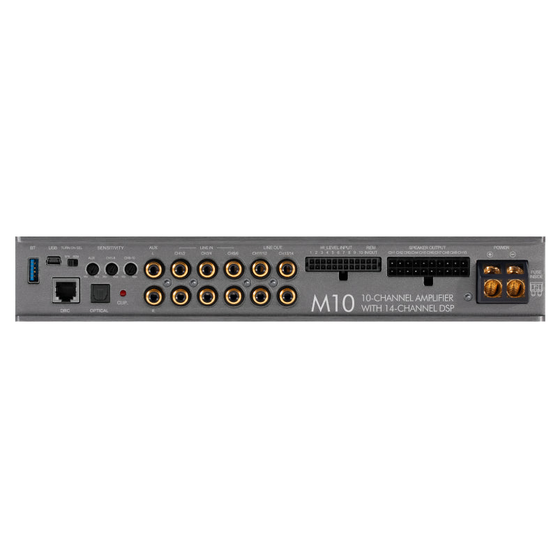 Musway - M10 - 10 Channel Full Range Class D Amplifier with 14 Channel DSP image 1
