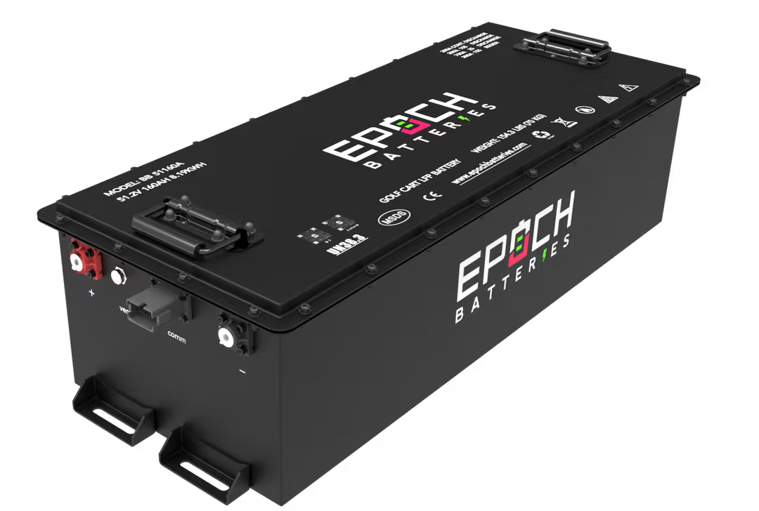 Epoch Batteries - 48V 160Ah -Lithium (LiFePO4) Golf Cart Battery - Complete Kit image 1